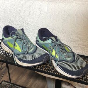 Blue/green Brooks Revel Women’s size 10.